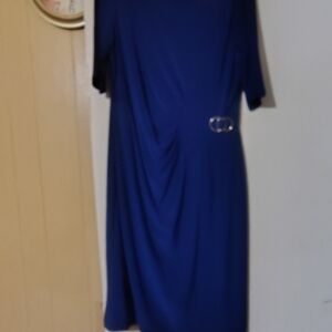 Chic Long Sleeve Blue Dress